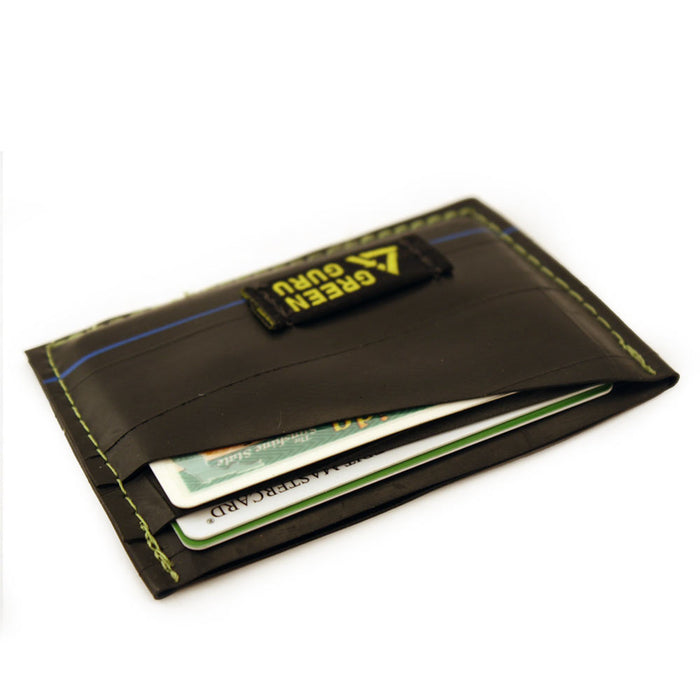 Green Guru Id Wallet Holder Recycled Bike Tube Thin Credit Card Case Bicycle New