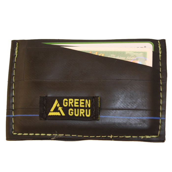 Green Guru Id Wallet Holder Recycled Bike Tube Thin Credit Card Case Bicycle New