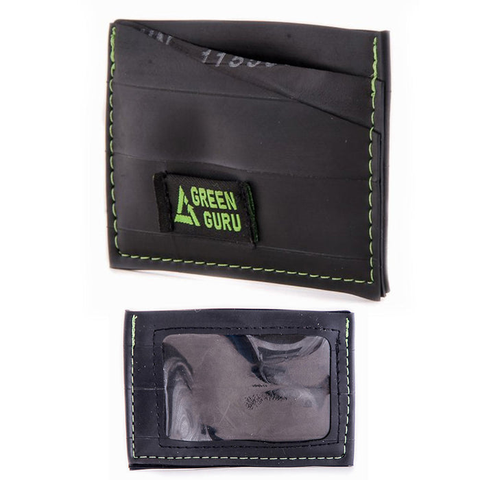 Green Guru Id Wallet Holder Recycled Bike Tube Thin Credit Card Case Bicycle New