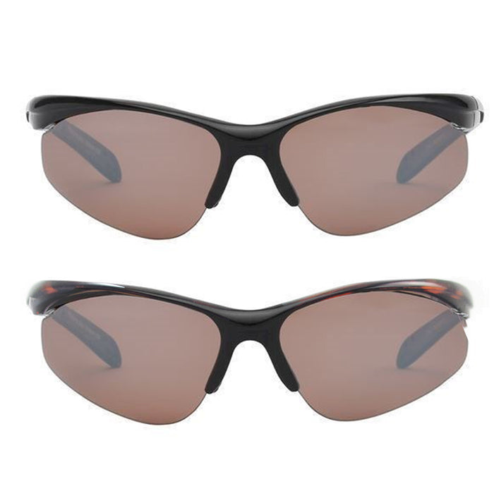 1 Mens Polarized Sunglasses Driving Glasses Night Vision Copper Lens UV Eyewear