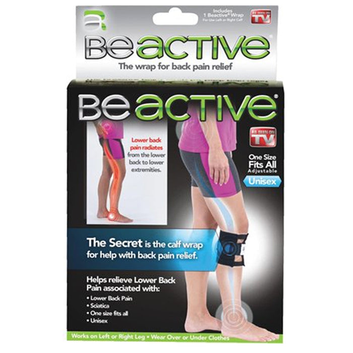 BeActive Lower Back Relief Brace Pressure Point Wrap Protect Knee Calf Sciatica