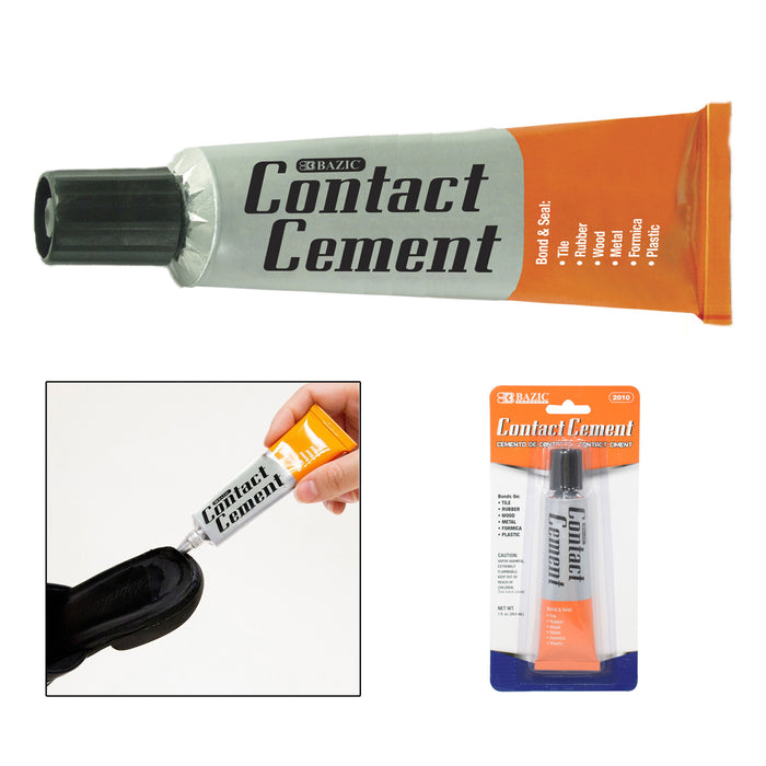 1 Contact Cement Adhesive Glue Flexible Acrylic Strong Bond Seal 1 FL OZ 30mL