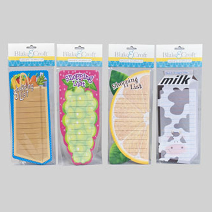 6 X Magnetic Note Memo Pads Grocery Shopping To Do Lists Notepad Stick To Fridge
