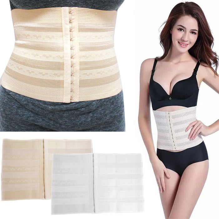 2 Waist Shaper Belt Trimmer Women Slimming Body Shape Wear Faja Cincher Size XL