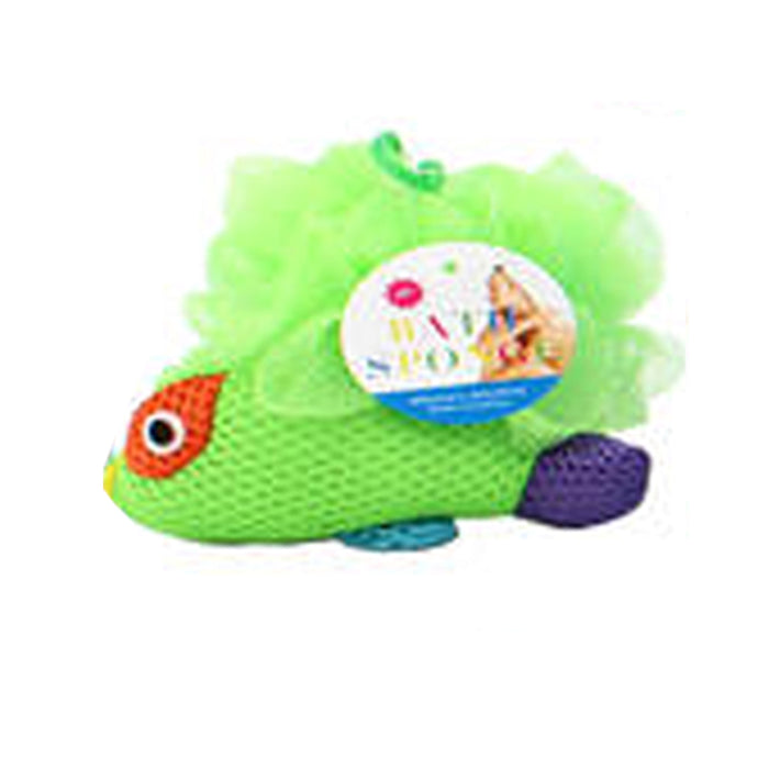 8 Baby Bath Scrub Toy Kids Sponges Mesh Sponge Puff Stuffed Animal Shower Loofah