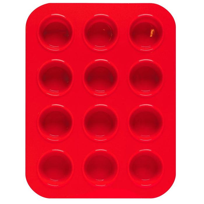 1 Mini Muffin Silicone 12 Cup Cavity Cookie Cupcake Bakeware Pan Soap Tray Mold