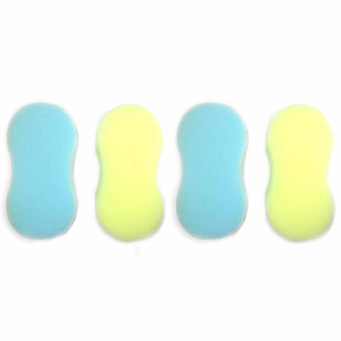4 Pc Nonslip Cleaning Foam Sponge Auto Car Vehicle Washing Pad Cleaner Tool Wash