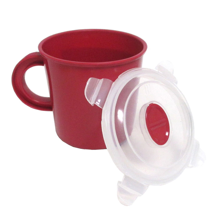 3 BPA Free Food Containers Meal Prep Soup Mug Lid Reusable Microwavable Plastic