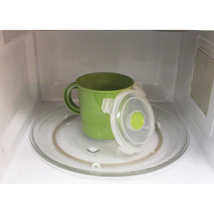 3 BPA Free Food Containers Meal Prep Soup Mug Lid Reusable Microwavable Plastic