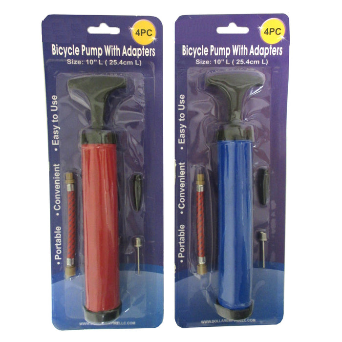 1 Ball Pump Kit Handheld Inflator Sports Balls Air Needle Basketball Soccer Set