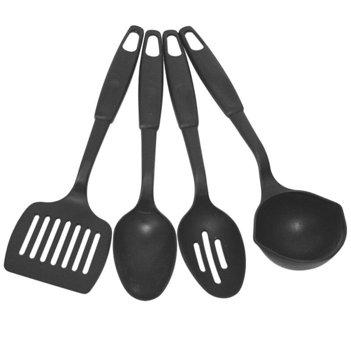 4 X Kitchen Utensils Set Nylon Heat Resistant Cooking Tool Slotted Spatula Spoon