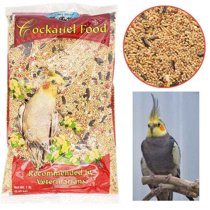 Cockatiel Seed 450g Parakeet Lovebird Feed Food Mixed Wild Bird Pet Diet Feeding
