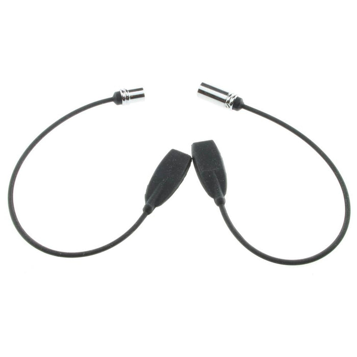2 Eyewear Retainer Sunglasses Lanyard Silicone Neck Black Cord Strap Holder 15"