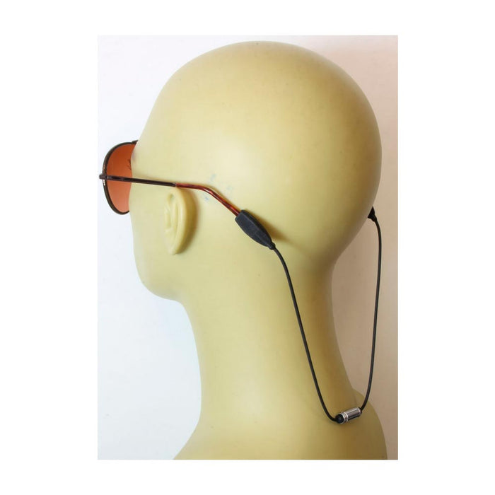 1 Black Eyewear Retainer Sunglasses Lanyard Cord Silicone Neck Strap Glasses 15"