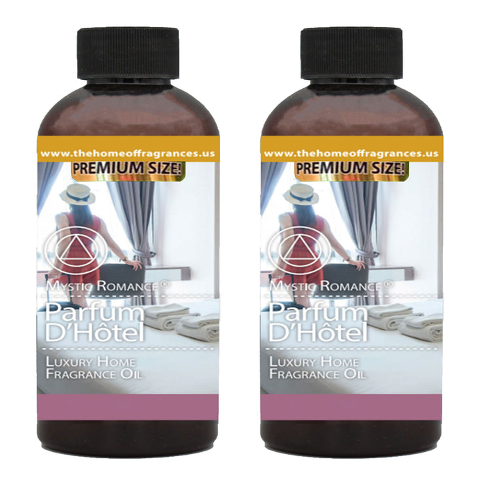 2 Parfum D'Hotel Fragrance Oil Premium Quality Aroma Burner Air Diffuser 4.4oz