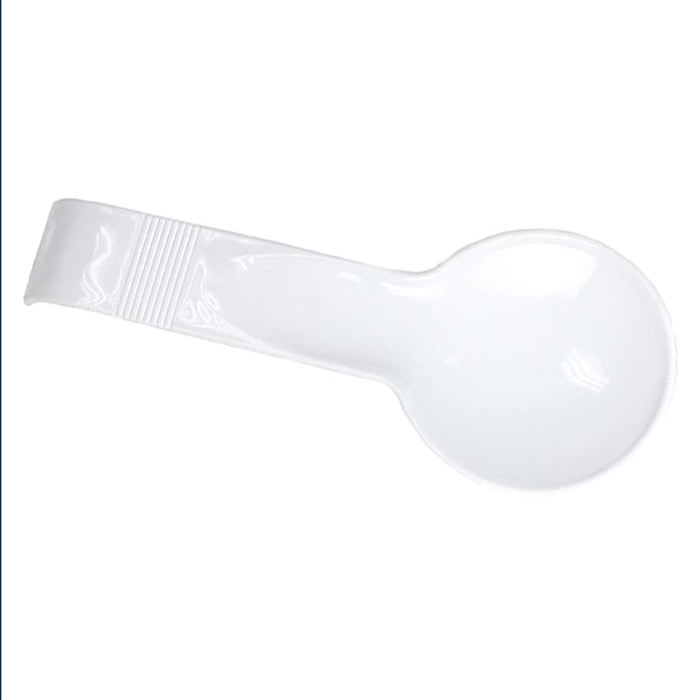 2 Spoon Rest Kitchen Utensils Home Decor Tools Spatula Holder Plastic White 12"