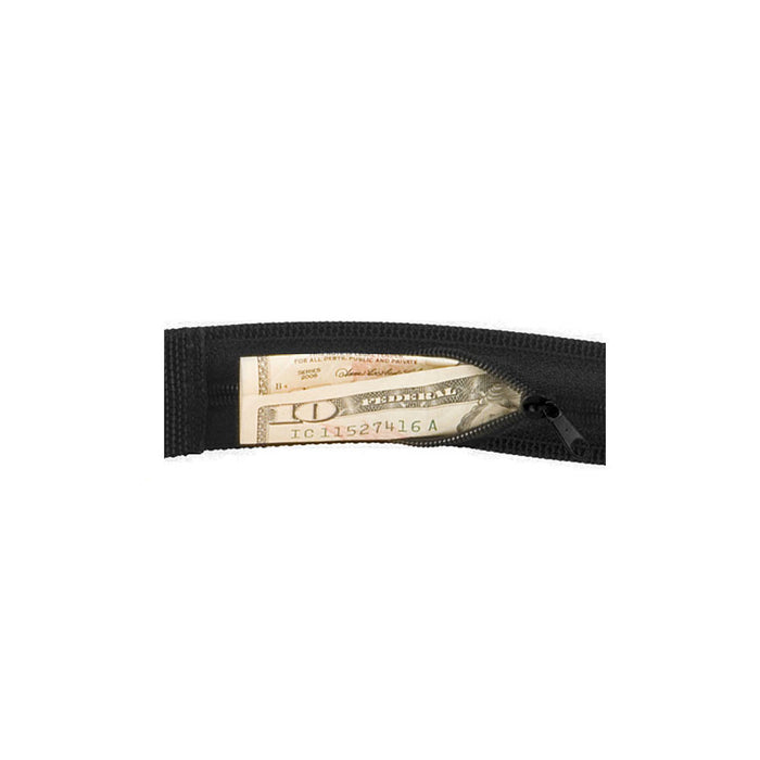 1 Travelon Security Friendly Money Belt Black L 38"- 40" Travel Secure Wallet Id