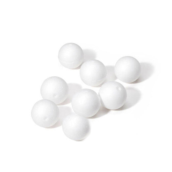 72 Foam Balls 2" School Christmas Arts Crafts Modeling Smooth Polystyrene