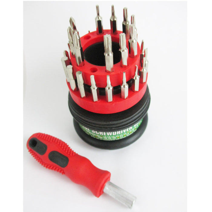 31 in 1 Mini Screwdriver Bit Set Precision Tools Hex Torx Phillips Phone Repair