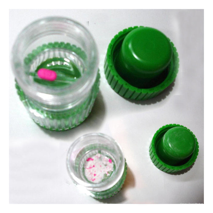 Pill Crusher Medicine Tablet Grinder Durable Plastic Storage Cutter Splitter New