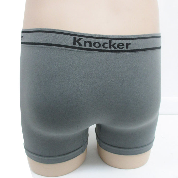 12 Men's Seamless Athletic Compression Boxer Briefs Microfiber Underwear Knocker