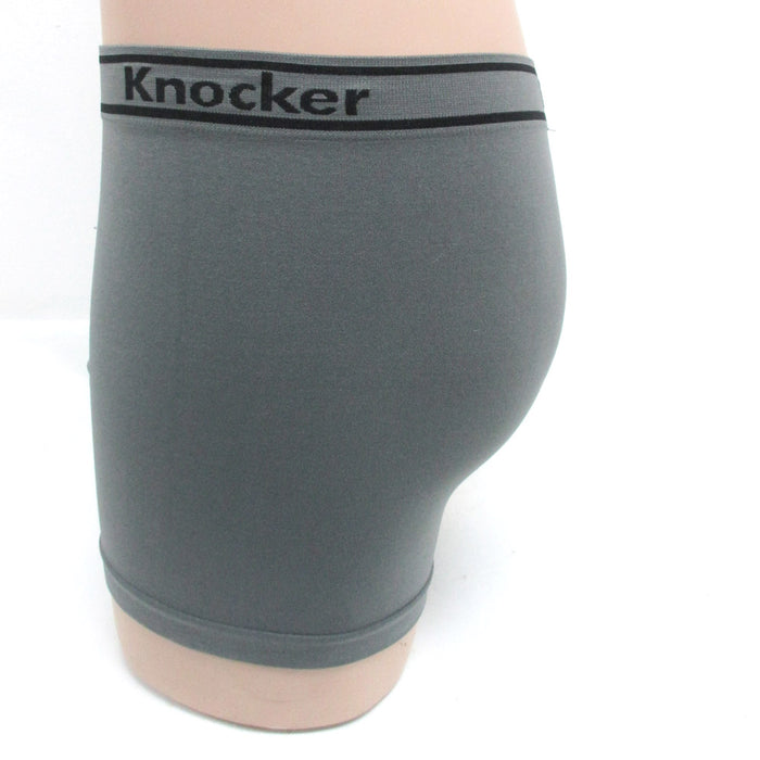 3pk Mens Seamless Athletic Compression Boxer Briefs Microfiber Underwear Knocker