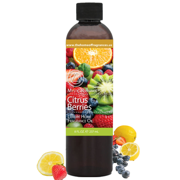 Citrus Berries Luxury Fragrance Oil Fruit Aroma Burner Diffuser Aromatherapy 8oz