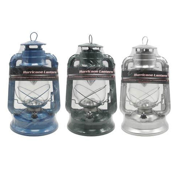 Emergency Hurricane Lantern 16 LED Dimmer Switch Camping Outdoor Lamp Home Silvr