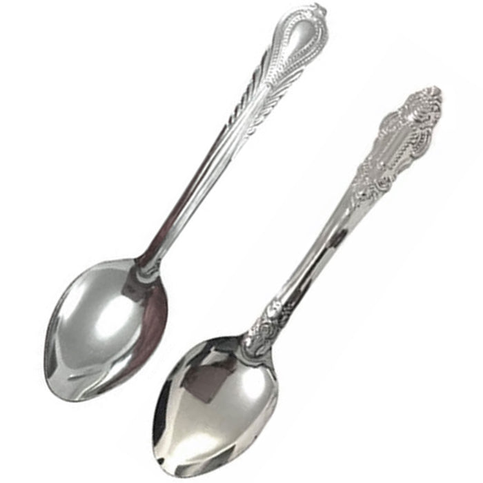 12 Pc Dinner Spoons Stainless Steel Silverware Cutlery Soup Utensil Flatware Set