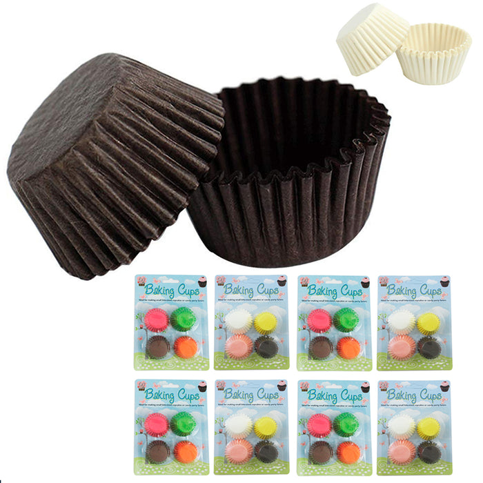 480 Pc Cupcake Liners Colorful Paper Baking Cups Muffin Mini Cake Mold Assorted