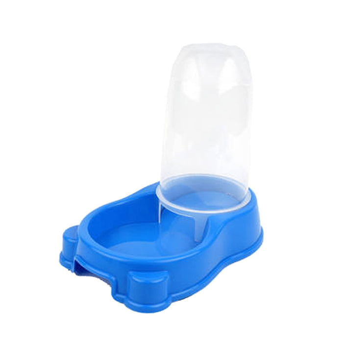 2 In 1 Automatic Pet Feeding Bowl Water Drinker Dispenser Food Feeder Bottle New