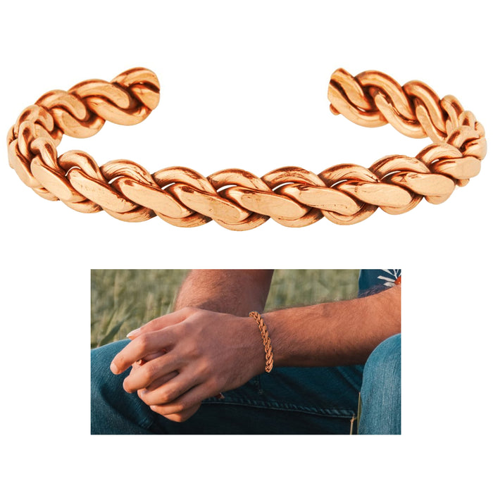 Buy Magnetic Therapy Copper Bracelet with High Power Pain Magnets Splendor  - Medium Online at Low Prices in India - Amazon.in