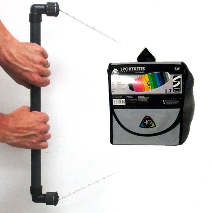 HQ TRAINER POWER KITE 1.8 W/ CONTROL BAR SYMPHONY BEACH BEGINNER