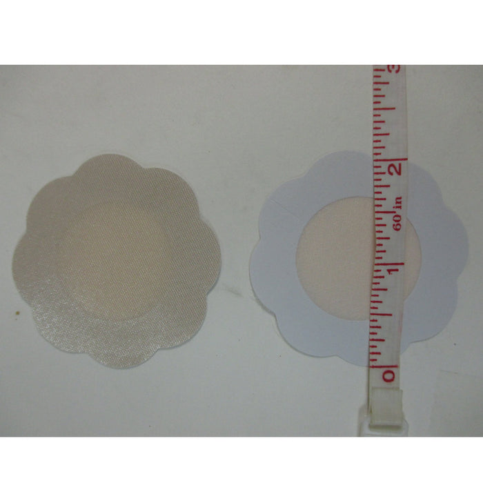 5 Pairs 3" Breast Petals Pasties Self Adhesive Flower Shaped Fabric Nipple Cover