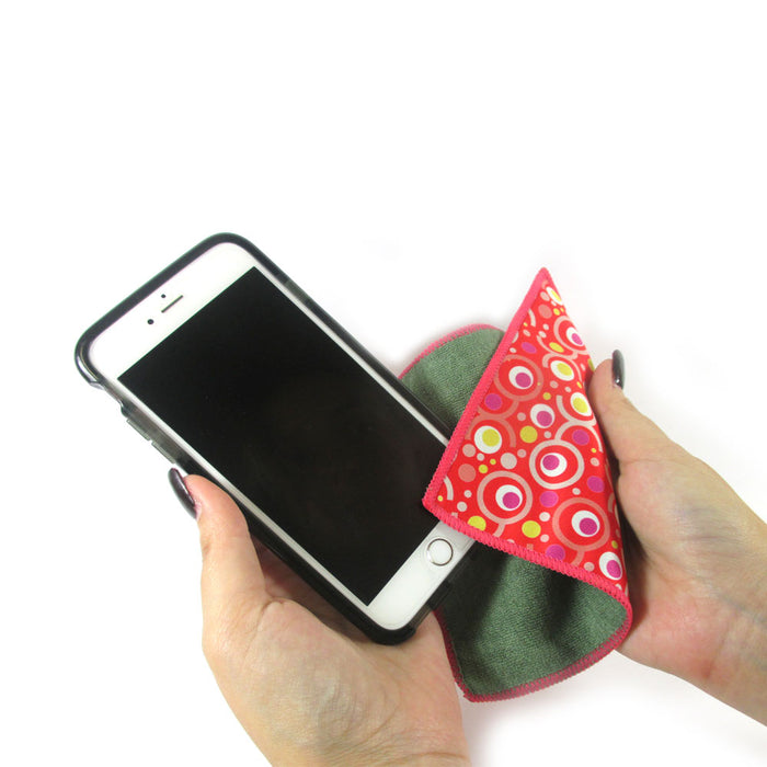 4 Microfiber Cloths Lens Glasses Camera Lens TV Cellphone Cleaning Cloth Glass