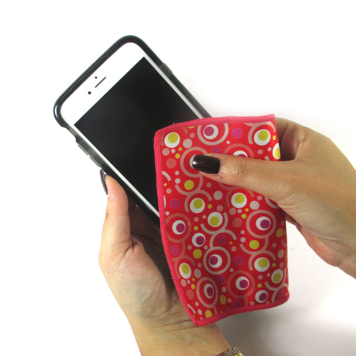 4 Microfiber Cloths Lens Glasses Camera Lens TV Cellphone Cleaning Cloth Glass