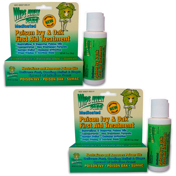2 X Poison Ivy Oak Sumac Treament Medicated Ointment Rash Relief 2oz Anti Itch