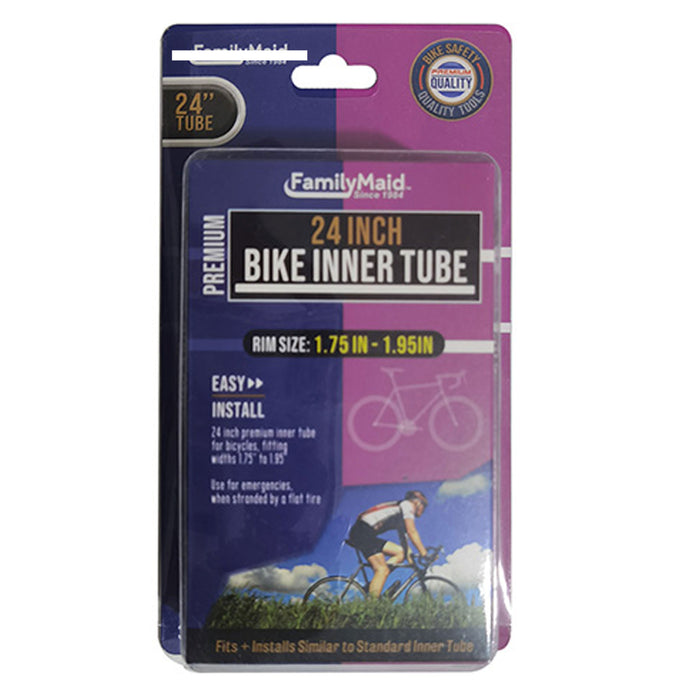 24 Inch Inner Bike Tube 24" X 1.75" - 1.95" Bicycle Wheels Rubber Tire Interior