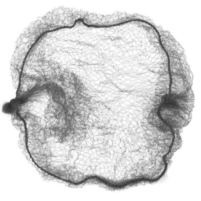 12 Elastic Nylon Breathable Hair Net Stretch Edge Mesh Net Grey Blonde Wig Cover