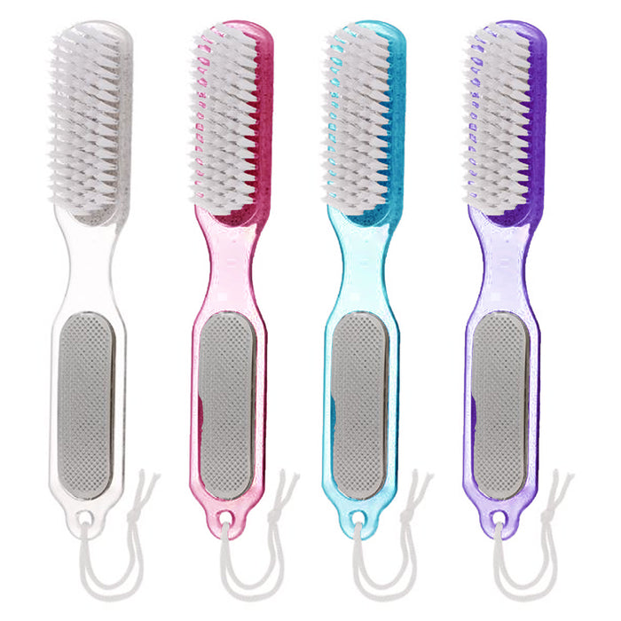 4 Pc Pedicure Brush Callus Remover Pumice Stone Foot File Scraper Scrubber