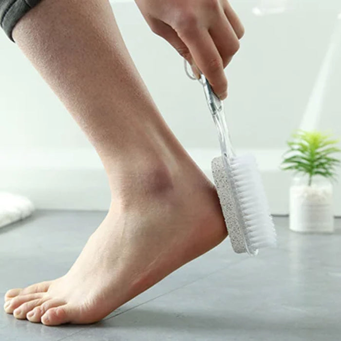 5 in 1 Pedicure Foot File Pumice Brush Scraper Grooming Remove