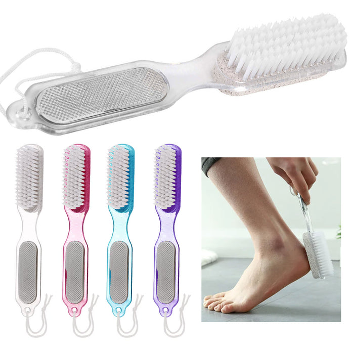 1 Pumice Stone Foot File Pedicure Callus Remover Scraper Dead Skin Scrub Brush