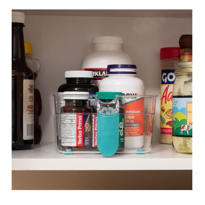 1 Fridge Freezer Bin Pantry Organizer Cabinet Kitchen Food Space Saver BPA Free