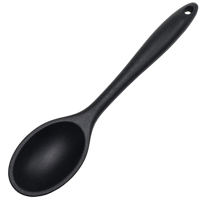 2 Heat Resistant Silicone Basting Spoon Serving Non Stick Kitchen Cook Utensil