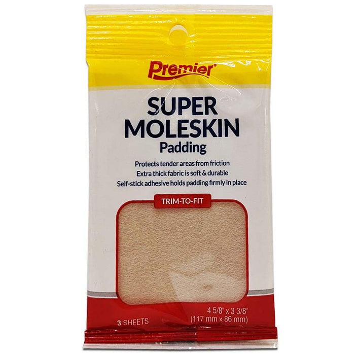 9 Sheets Moleskin Blister Corn Callus Super Soft Padding Protects Feet Trim Fit