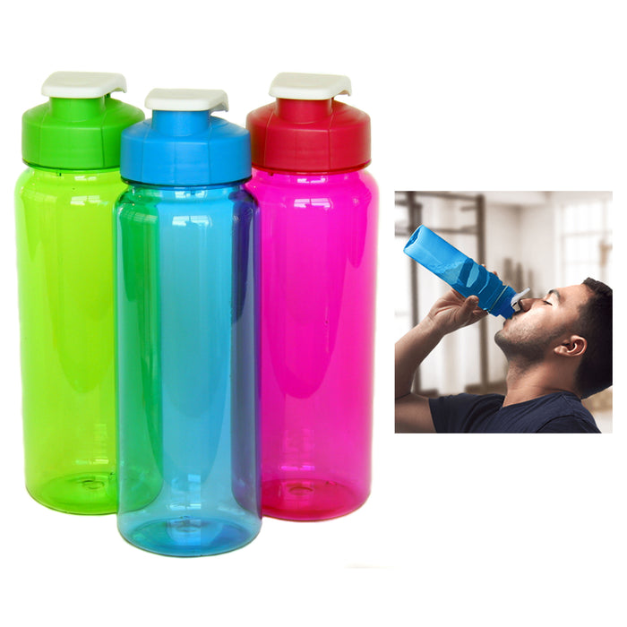1 Pc BPA Free Outdoor Sports Water Bottle Portable Tour Hiking Camp Bottle 21oz