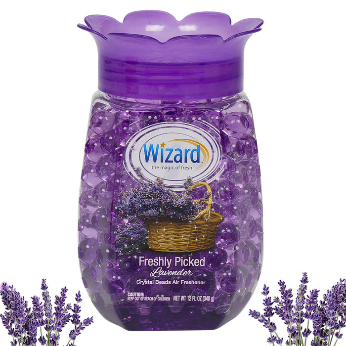 3 Wizard Rose Lavender Linen Scented Crystal Beads Air Freshener Fragrance Aroma