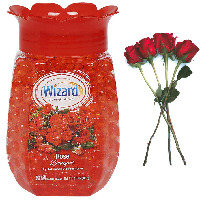 3 Wizard Rose Lavender Linen Scented Crystal Beads Air Freshener Fragrance Aroma