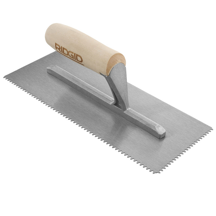 1 Pc V-Notch Trowel 4.8mm Spreader Tile Floor Adhesive Wood Stainless Steel 11"