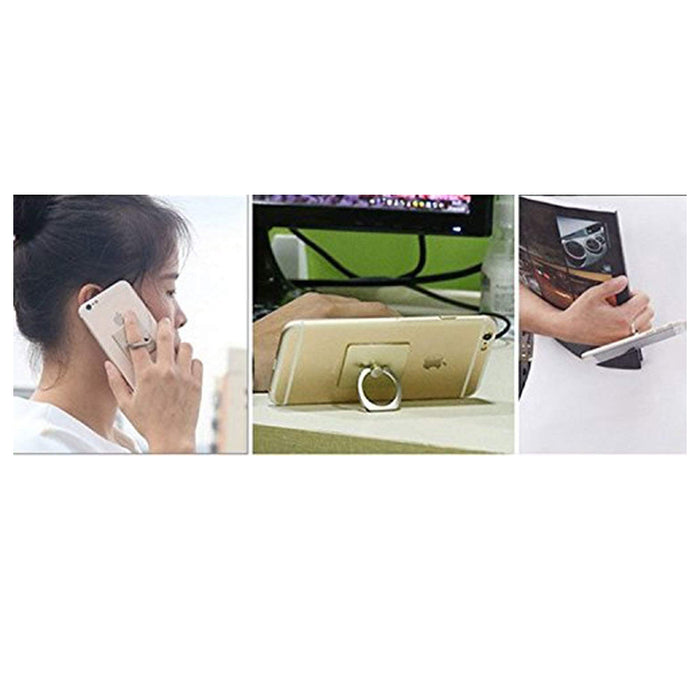 8 X Cell Phone Stand Finger Hook Ring Mount Collapsible Desk Folding Holder